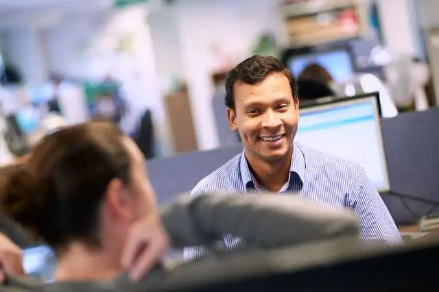 HMPPS worker smiles towards the camera